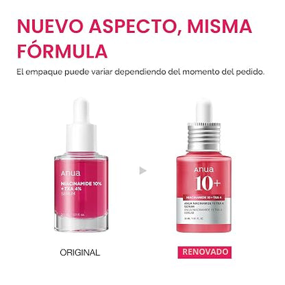 ANUA Suero de Niacinamida 10 + TXA 4, Ácido Hialurónico, Ácido Tranexámico, Suero Facial Para Piel de Vidrio, Suero de Retorno al Brillo, Cuidado de Manchas Oscuras, Cuidado de la Piel Postnatal