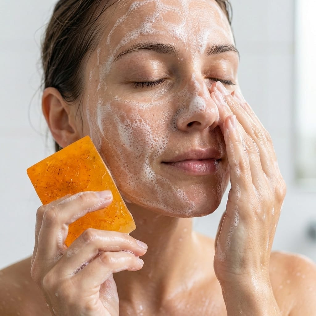Turmeric soap