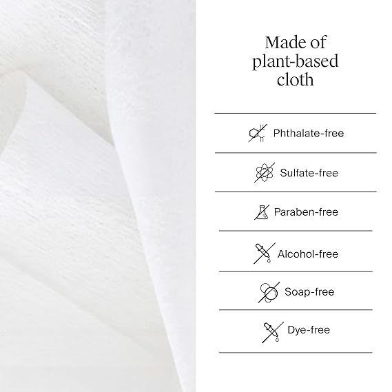 Neutrogena Toallitas para quitar maquillaje micelares sin alcohol para el rostro, eliminan la máscara impermeable y el aceite, toallitas de tela 100% compostable a base de plantas