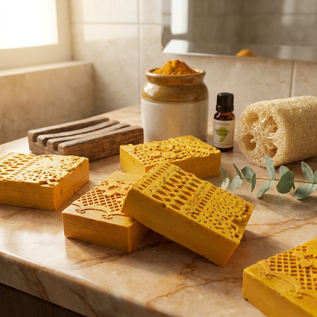 Turmeric soap