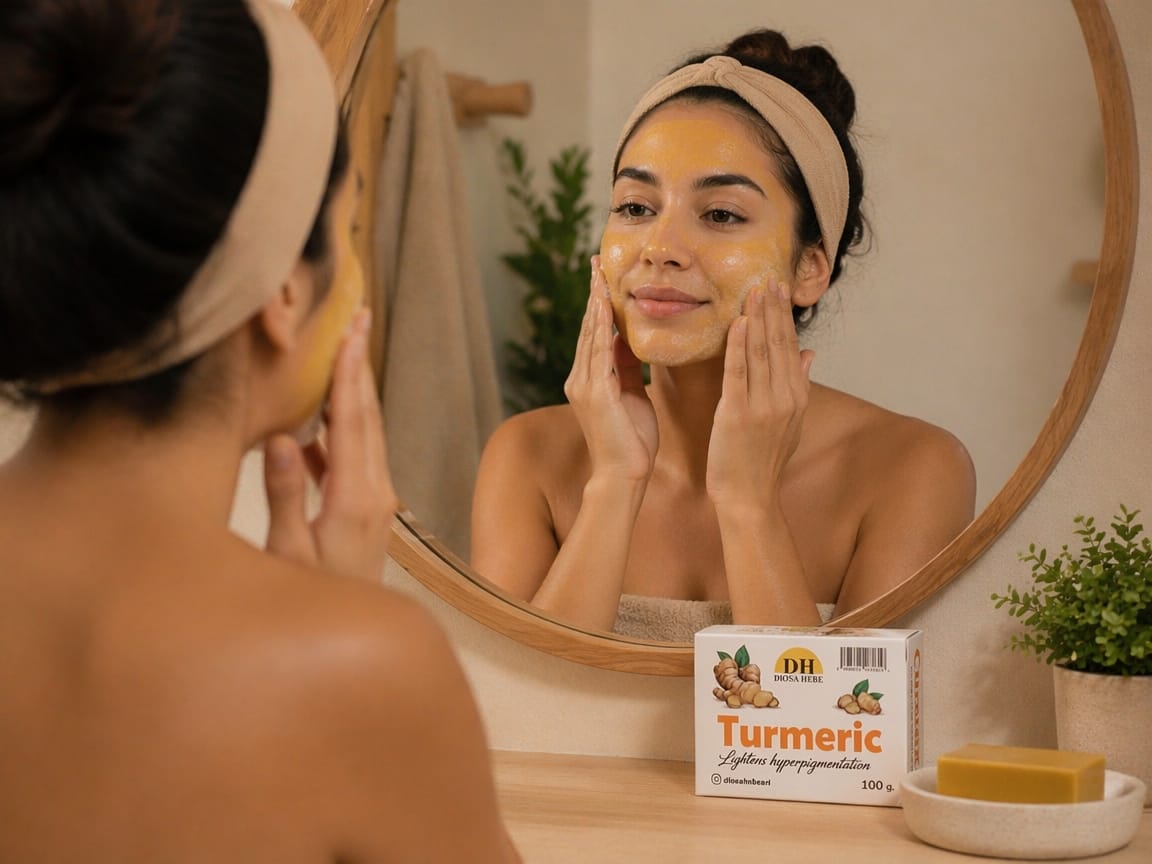 Turmeric soap